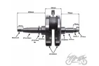 CRANKSHAFT ASSY FOR SUZUKI GN125 200 cc