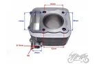 CYLINDER SET FOR SUZUKI GN125 57.00 mm