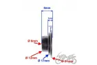 VALVE COTTER (2PCS/SET) FOR SUZUKI GN125