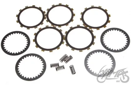 CLUTCH PLATE AND SPRING SET FOR SUZUKI GN125