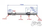 SHAFT, CLUTCH RELEASE ARM FOR SUZUKI GN125