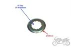 WASHER (18x38x0.8) FOR SUZUKI GN125