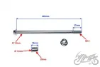 AXLE, FRONT WHEEL M12X210 FOR SUZUKI GN125