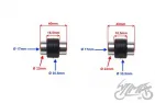 BUSH ASSY SET, SWING ARM W/RUBBER SR PAIR