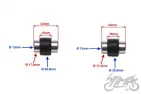 BUSH ASSY SET, SWING ARM W/RUBBER SR 2PCS