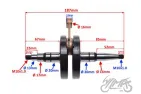 CRANKSHAFT SIMSON S51 CN