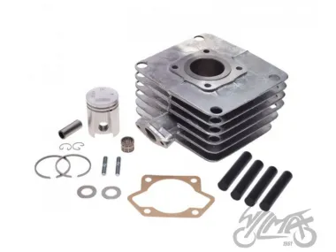 CYLINDER ASSY SIMSON S51 + FIN DAMPERS 38mm
