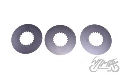 PLATE SET, CLUTCH DRIVEN METAL SIMSON S51 3 PCS