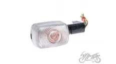 LAMP, TURN SIGNAL SIMSON S53 ORG CARBON CLEAR LENS