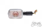 LAMP, TURN SIGNAL SIMSON S53 ORG CARBON CLEAR LENS