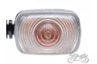LAMP, TURN SIGNAL SIMSON S53 ORG CARBON CLEAR LENS