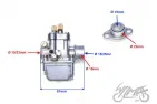 CARBURETOR ASSY SIMSON BING 17/15/1101 -75km/h