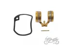 FLOAT, CARBURETOR SIMSON W/AXLE AND GASKET