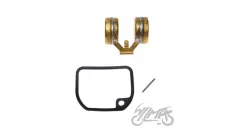 FLOAT, CARBURETOR SIMSON W/AXLE AND GASKET