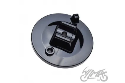 COVER, FRONT BRAKE SHOE PLATE SIMSON S51 BLACK