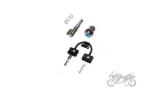 LOCK ASSY, STEERING+COVER SIMSON S51 BAB ORG