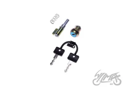 LOCK ASSY, STEERING+COVER SIMSON S51 BAB ORG
