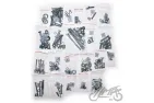 BOLT SET, CHASSIS + ENGINE FOR SIMSON S51