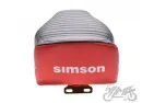 SEAT ASSY S51 E BLACK/RED