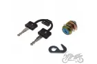 LOCK ASSY, SEAT COVER SIMSON S51 S70 BAB ORG