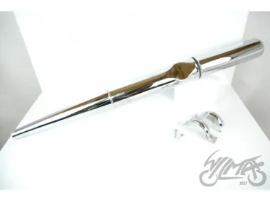MUFFLER ASSY SIMSON ENDURO CHROME W/CLAMP
