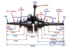 CRANKSHAFT ASSY STANDARD 4T OIL PUMP DRIVE GEAR NT:16