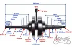 ALKŪNINIS VELENAS 4T GY6 125 cc
