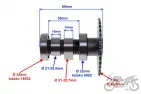 CAMSHAFT GY6 4T 80ccm
