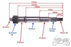 GREIČIŲ DĖŽĖS VELENAS GY6 125CC