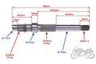 GREIČIŲ DĖŽĖS VELENAS GY6 125/150