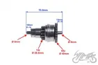 CLUTCH ASSY, KICKSTARTER 4T STANDARD