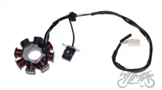 STATOR ASSY, GENERATOR/IGNITER GY6 4T 8 COILS