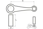 CONROD ASSY, TS150 TAI