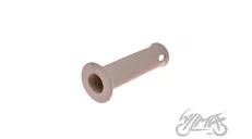 GRIP, HANDLEBAR MZ TS ES WHITE W/HOLE