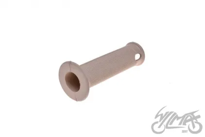 GRIP, HANDLEBAR MZ TS ES WHITE W/HOLE