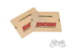 Motion F-Fork Outer Decals Clear Red/Black