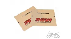 Motion F-Fork Outer Decals Clear Red/Black