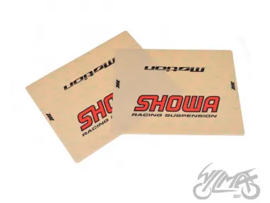 Motion F-Fork Outer Decals Clear Red/Black
