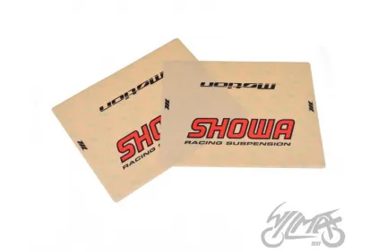 Motion F-Fork Outer Decals Clear Red/Black