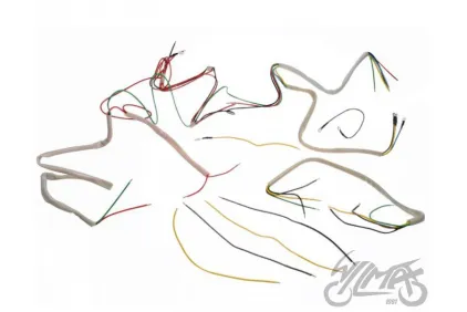 WIRING HARNESS FOR WFM M06 ver. SPEEDOMETER IN HEADLAMP WHITE