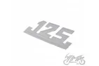 EMBLEM, SIDE COVER WSK 125 WHITE