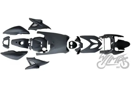 COVER SET, PLASTIC BODY PARTS MATT BLACK FOR YAMAHA AEROX