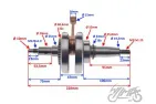CRANKSHAFT ASSY FOR YAMAHA YBR125