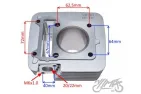 CYLINDER BODY FOR YAMAHA YBR125 54,00