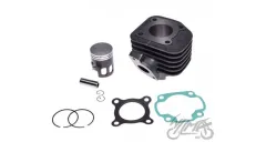 CYLINDER ASSY 50ccm PISTON W/WINDOWS, PIN DIA. 12m
