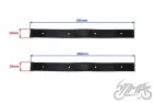 RUBBER SET, MUFFLER CLAMP 2T SET OF 2PCS