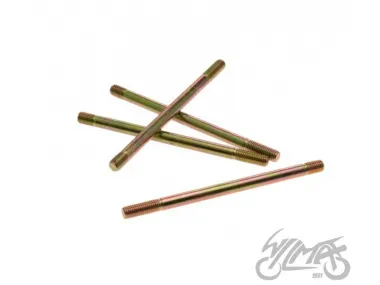 STUD BOLT SET, CYLINDER 11cm COPPER-PLATED