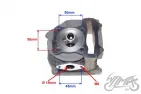 HEAD BODY, CYLINDER 80cc 4T ENGINE CODE JJ1P39QM