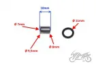 JOINT, CYLINDER OIL CHANNEL 4T