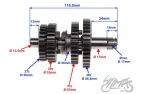 DRIVE SHAFT ASSY 4T, NEEDLE BEARING VERSION